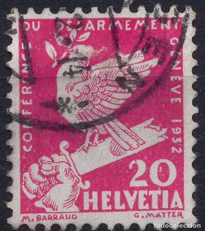 Selos: SUIZA 1932 STAMP MICHEL CH 252