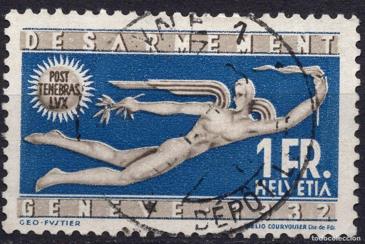 Sellos: SUIZA 1932 STAMP MICHEL CH 255