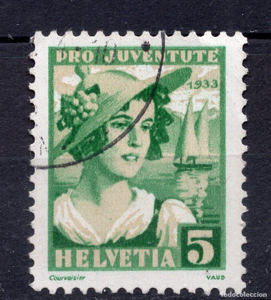 Sellos: SUIZA 1933 STAMP MICHEL CH 266