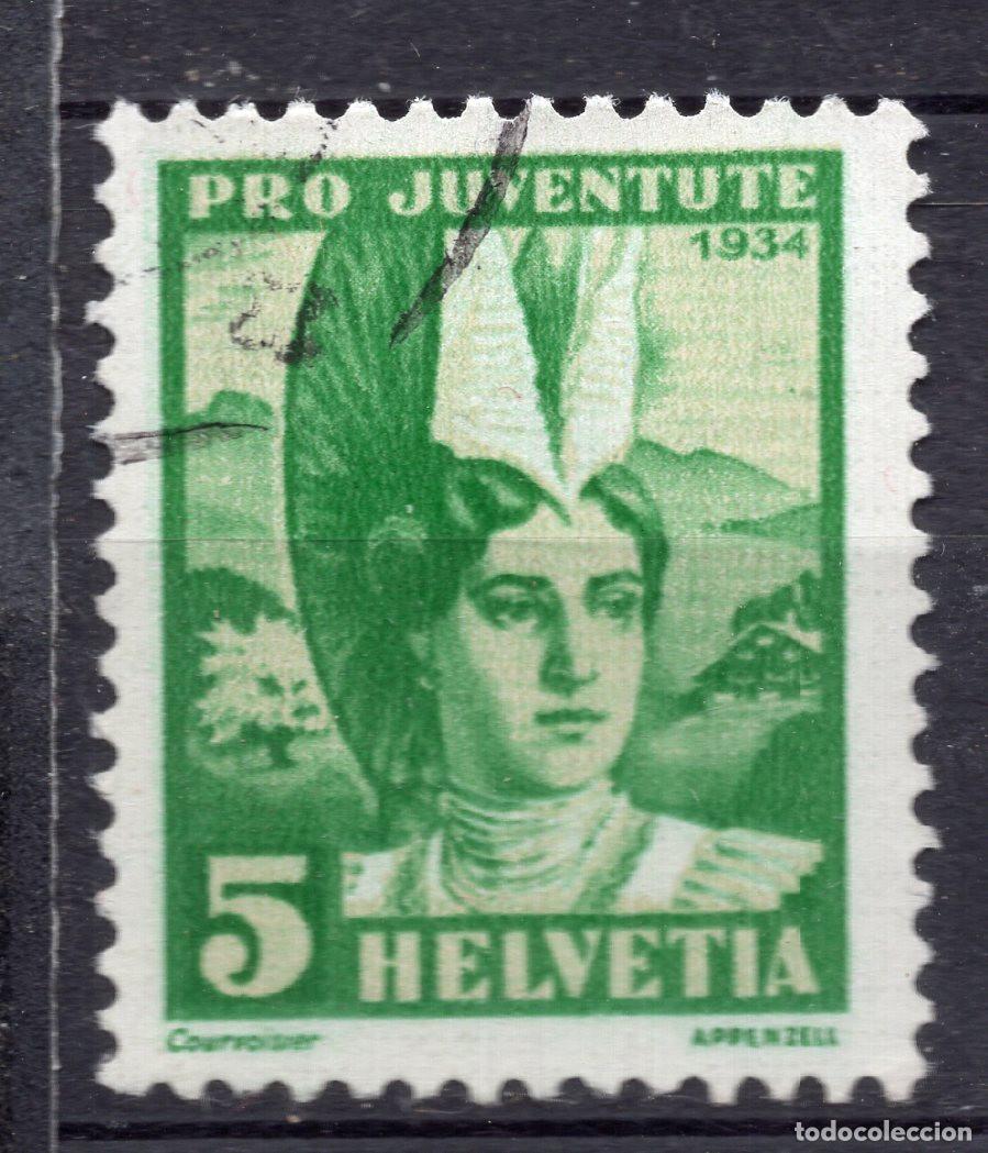 Sellos: SUIZA 1934 STAMP MICHEL CH 281