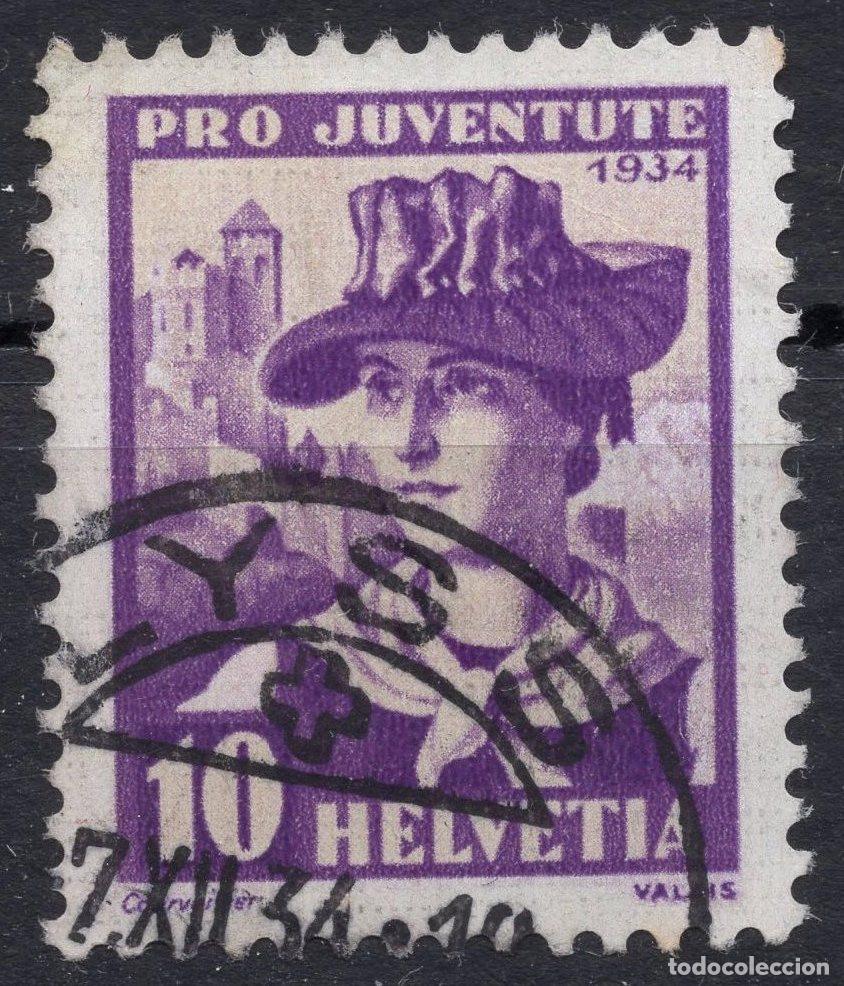 Sellos: SUIZA 1934 STAMP MICHEL CH 282