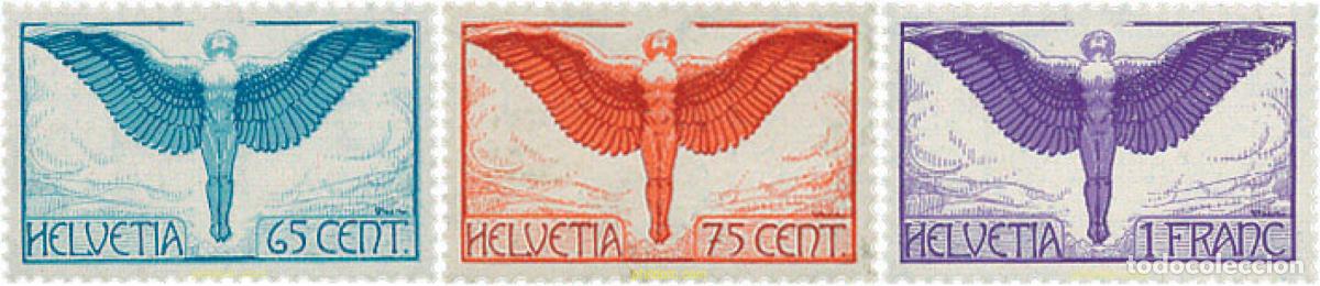 Sellos: 364789 HINGED SUIZA 1924 CORREO AEREO