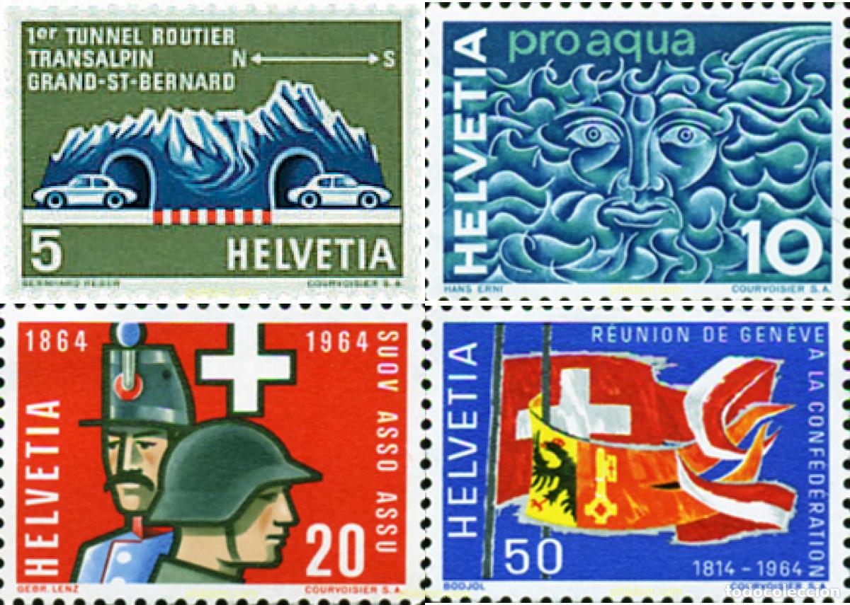 Sellos: 790640 HINGED SUIZA 1964 SERIE DE PROPAGANDA