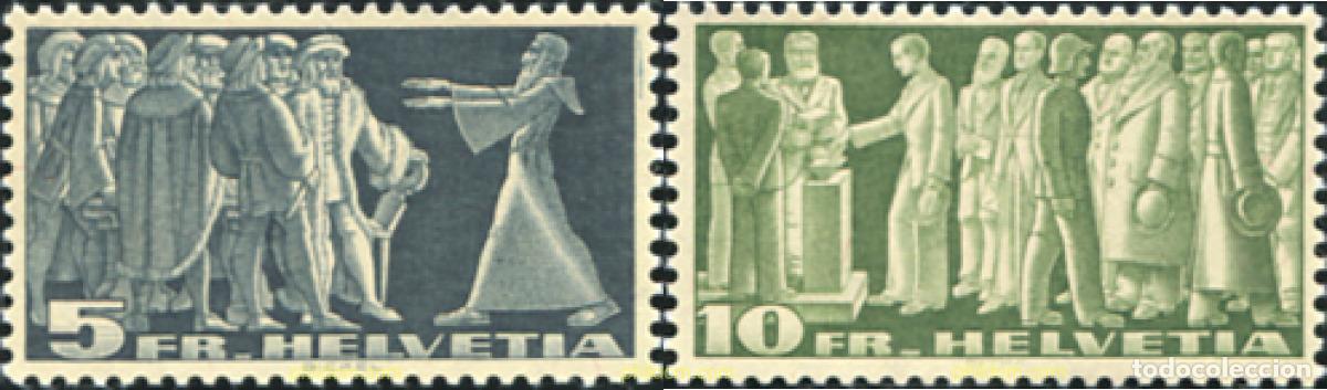 Sellos: 790667 HINGED SUIZA 1938 HISTORIA