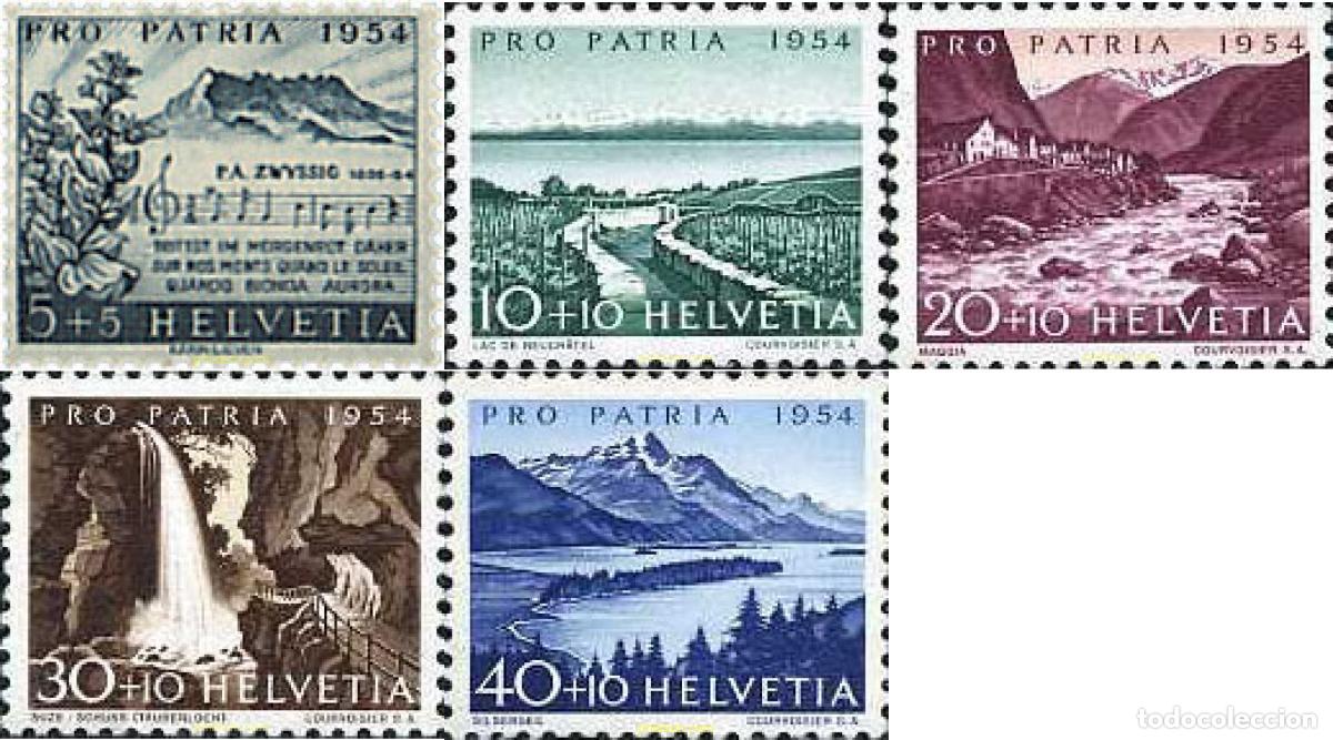 Sellos: 93707 MNH SUIZA 1954 PRO PATRIA
