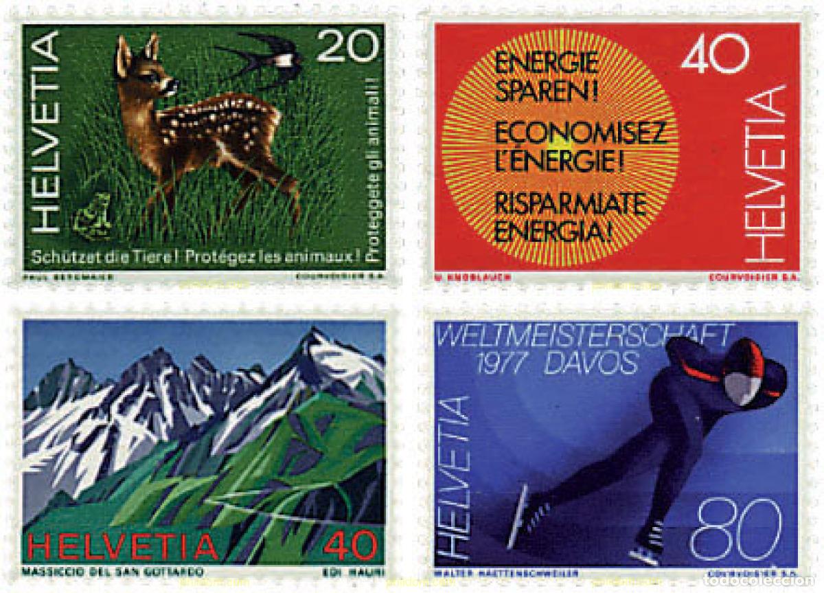 Sellos: 59024 MNH SUIZA 1976 ALPES SUIZOS