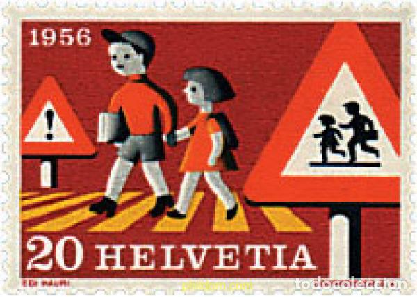 Sellos: 364498 MNH SUIZA 1956 MOTIVOS VARIOS
