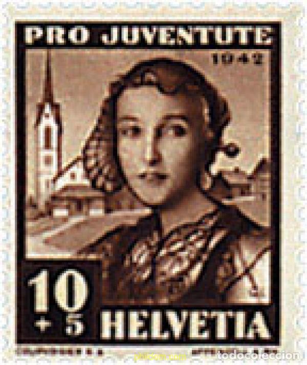 Sellos: 790676 HINGED SUIZA 1942 PRO JUVENTUD