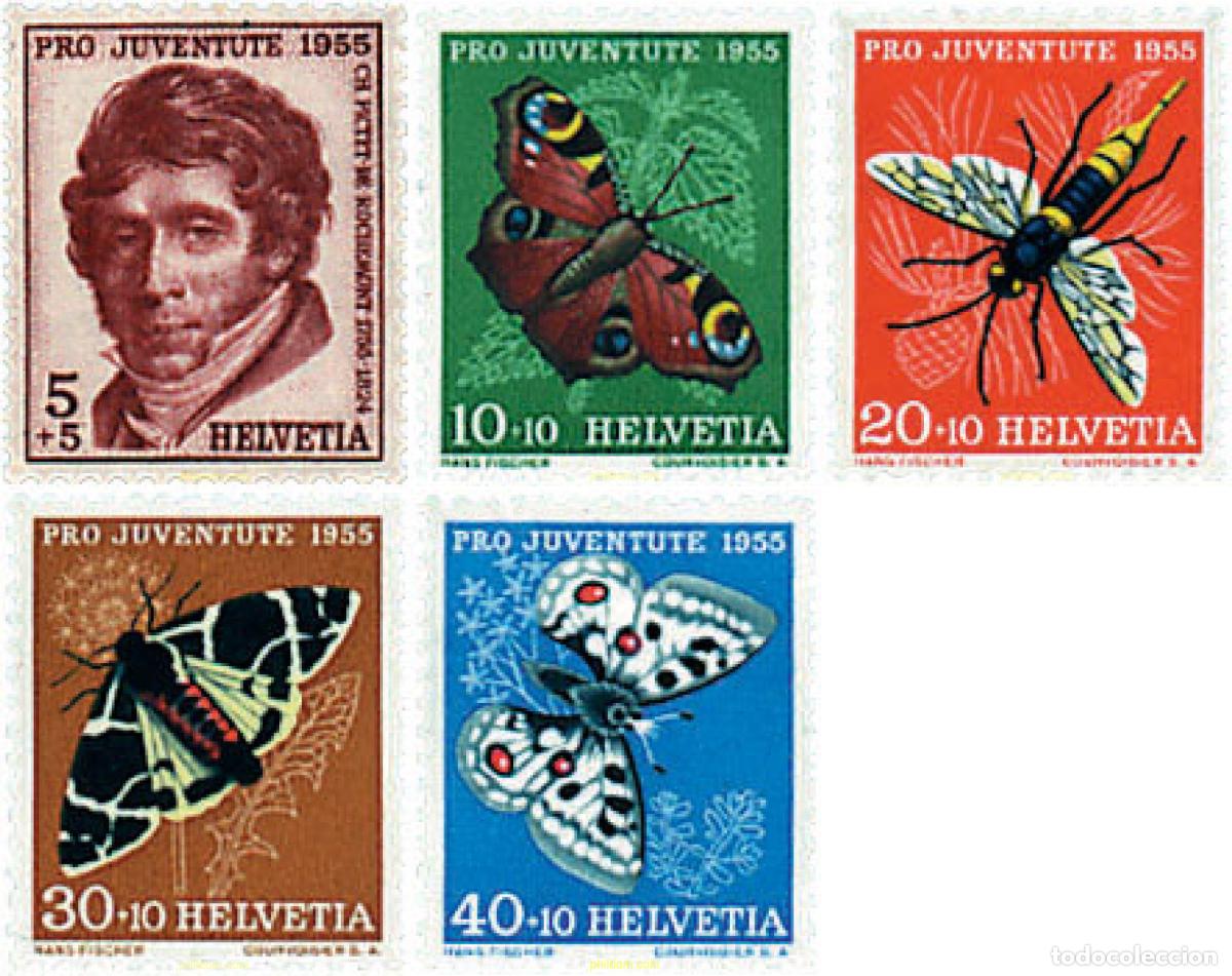 Sellos: 95128 MNH SUIZA 1955 PRO JUVENTUD