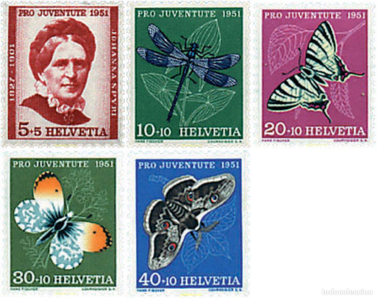Sellos: 77194 MNH SUIZA 1951 PRO JUVENTUD