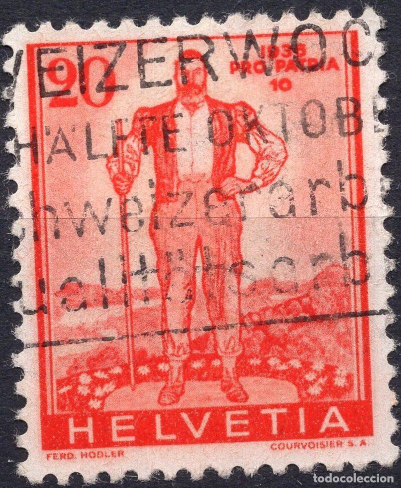 Sellos: SUIZA 1936 STAMP MICHEL CH 295