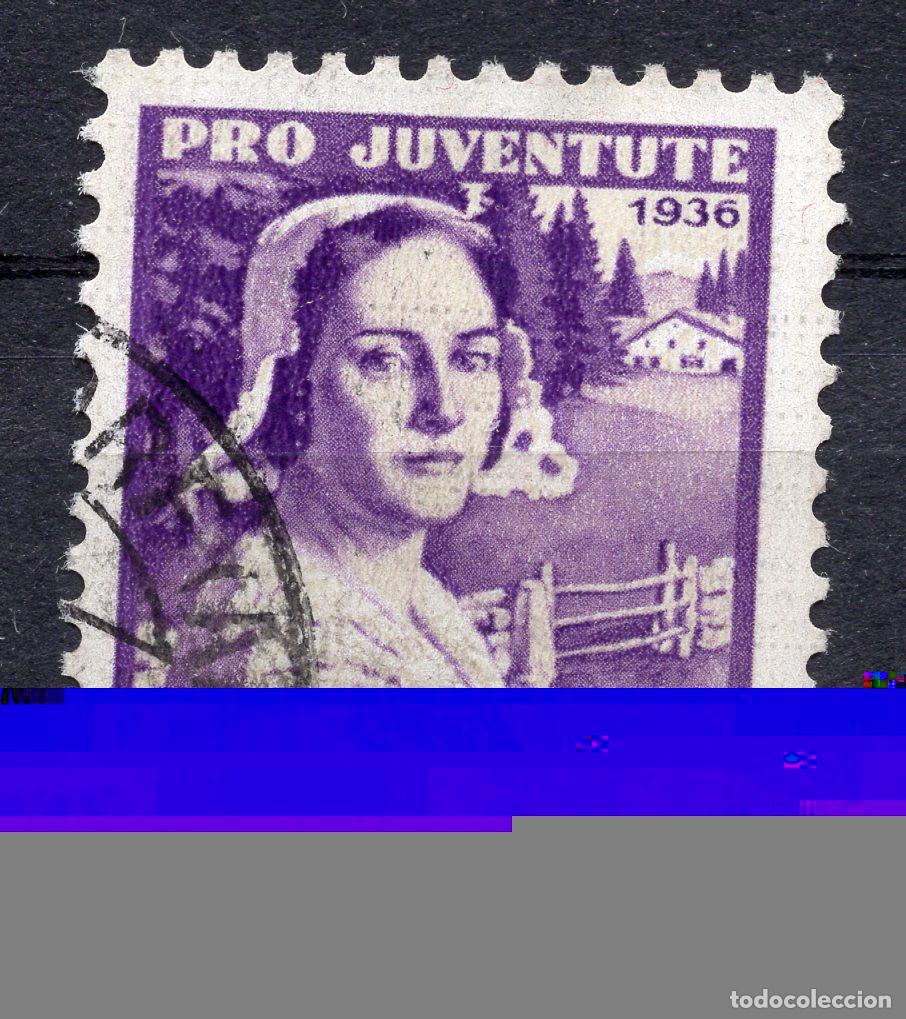 Sellos: SUIZA 1936 STAMP MICHEL CH 307