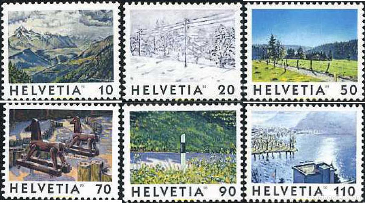 Sellos: 30692 MNH SUIZA 1998 PINTURAS DE JEAN-FREDERIC SCHNYDER