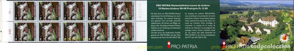 Sellos: 3239 MNH SUIZA 1997 PRO PATRIA. BIENES CULTURALES Y PAISAJES