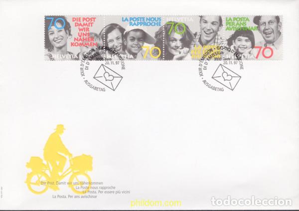Sellos: 406790 MNH SUIZA 1997 CAMPA&Ntilde;A A FAVOR DEL CORREO