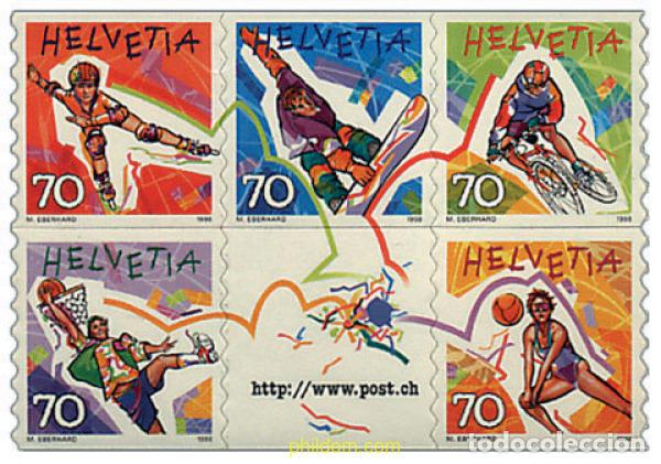 Sellos: 364587 MNH SUIZA 1998 DEPORTES EN ACCION