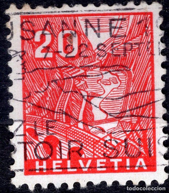 Sellos: SUIZA 1936 STAMP MICHEL CH 301zII