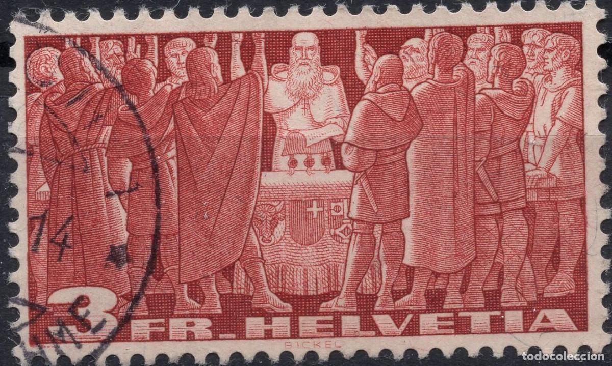 Sellos: SUIZA 1938 STAMP MICHEL CH 328x