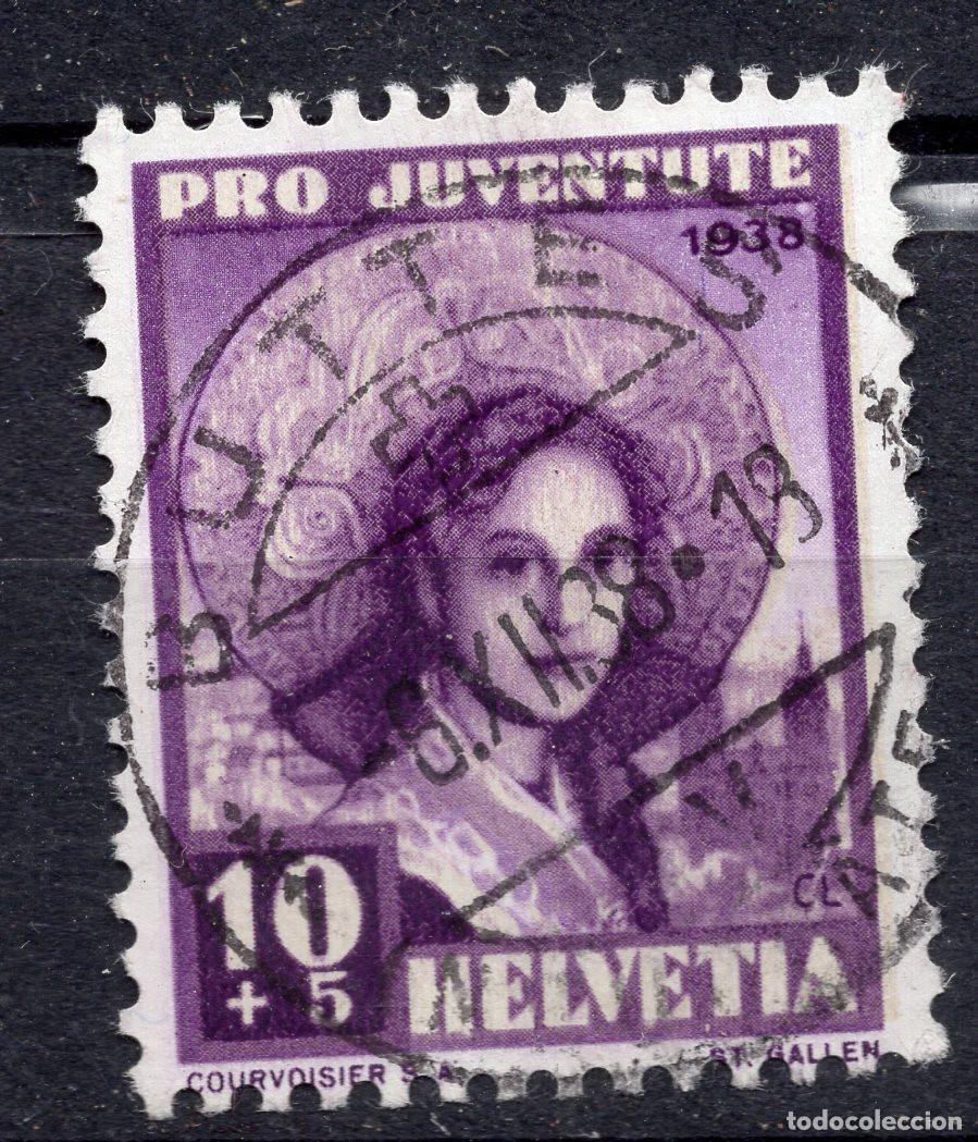 Sellos: SUIZA 1938 STAMP MICHEL CH 332