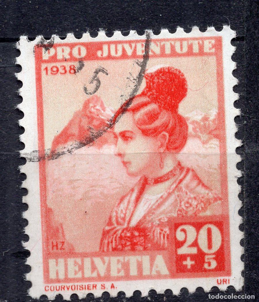 Sellos: SUIZA 1938 STAMP MICHEL CH 333