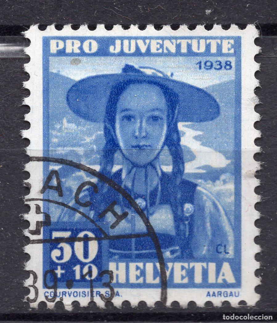 Sellos: SUIZA 1938 STAMP MICHEL CH 334