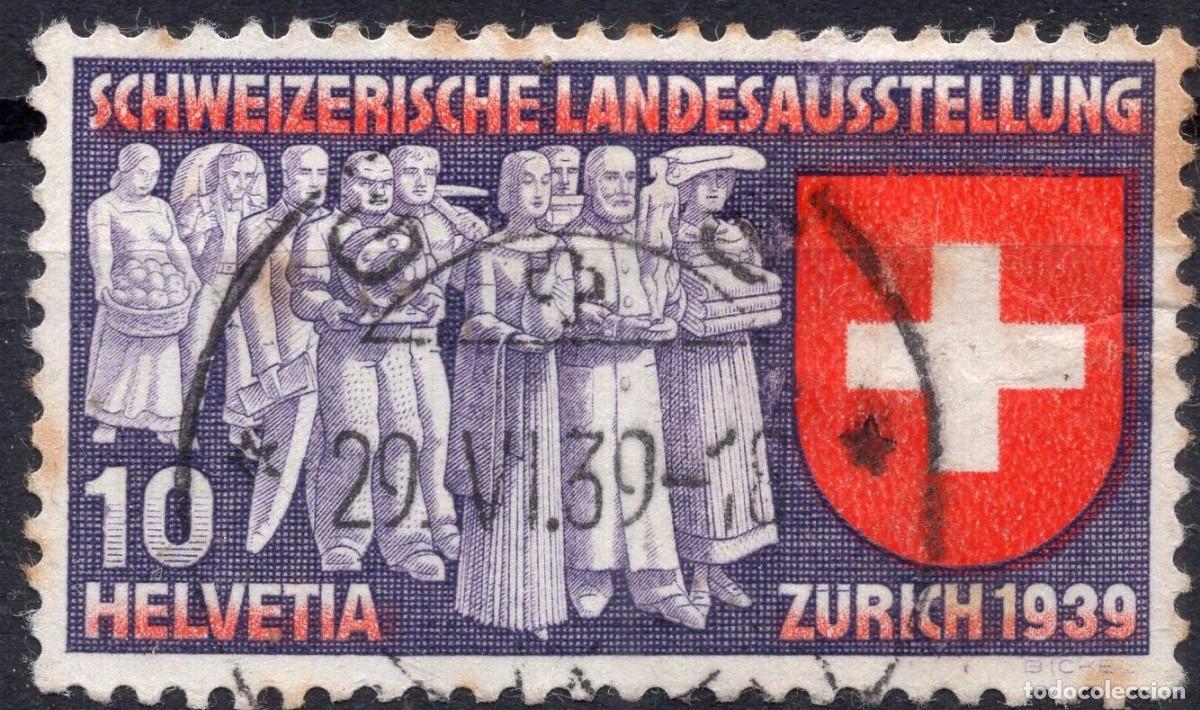 Sellos: SUIZA 1939 STAMP MICHEL CH 335