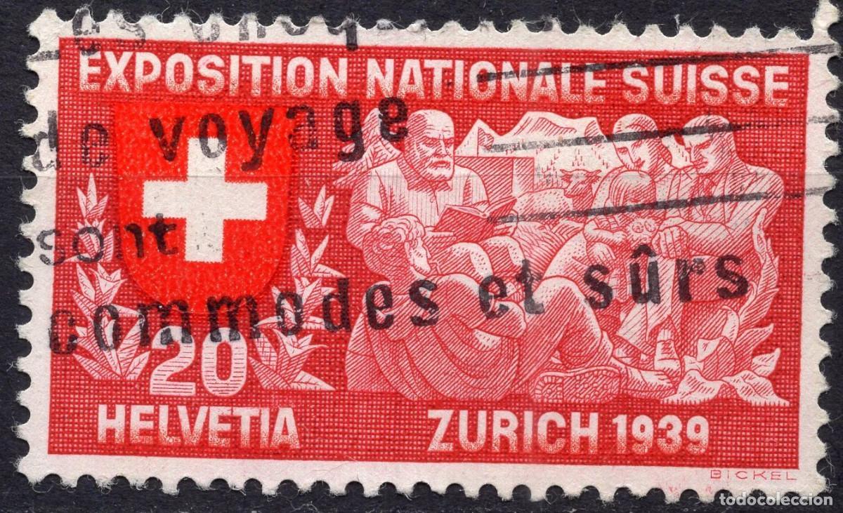 Sellos: SUIZA 1939 STAMP MICHEL CH 336