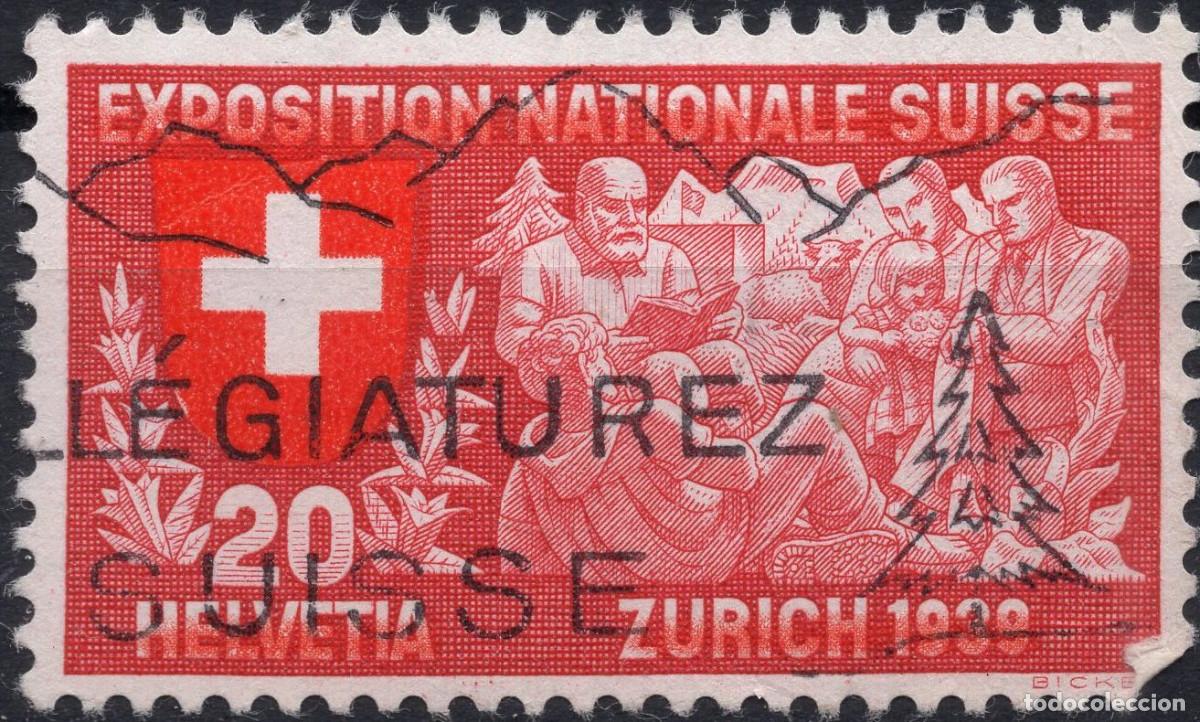 Sellos: SUIZA 1939 STAMP MICHEL CH 339