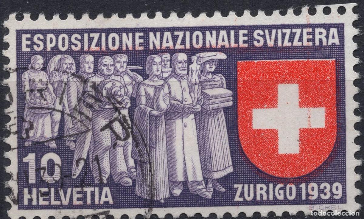 Sellos: SUIZA 1939 STAMP MICHEL CH 341