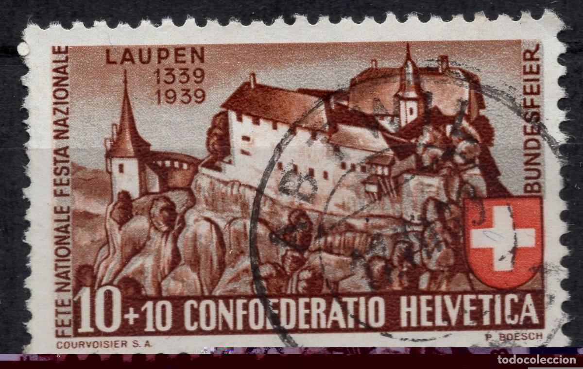 Sellos: SUIZA 1939 STAMP MICHEL CH 356