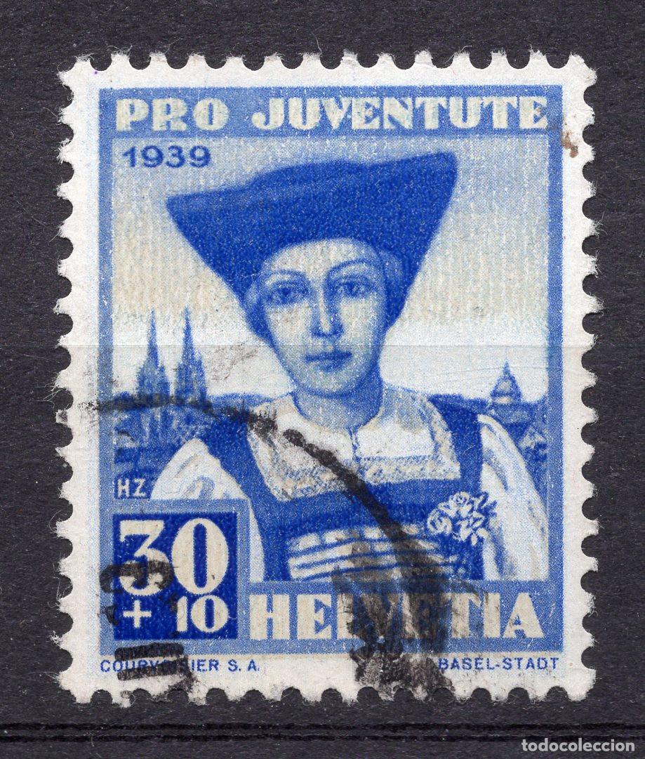 Sellos: SUIZA 1939 STAMP MICHEL CH 362