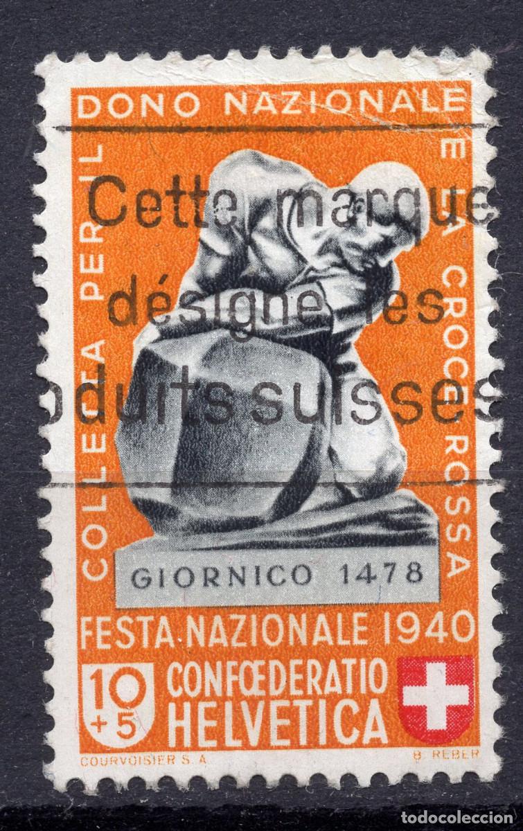 Sellos: SUIZA 1940 STAMP MICHEL CH 365