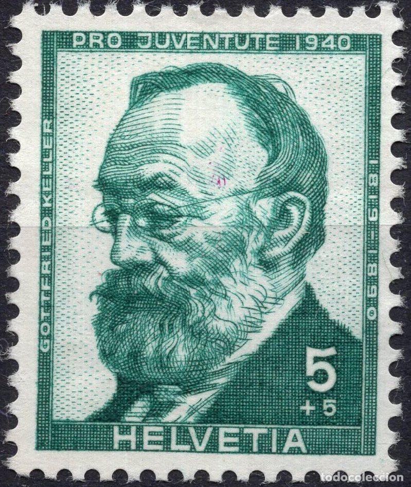 Sellos: SUIZA 1940 STAMP MICHEL CH 373
