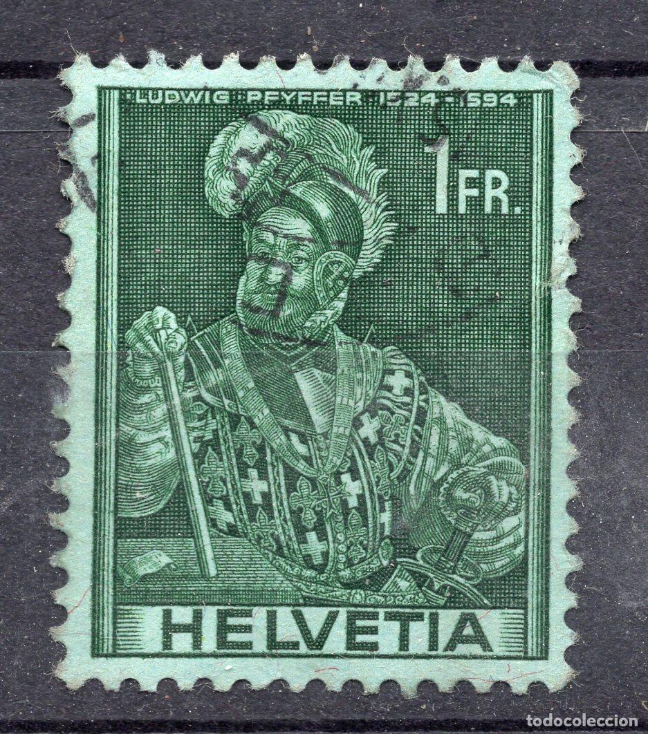 Sellos: SUIZA 1941 STAMP MICHEL CH 382