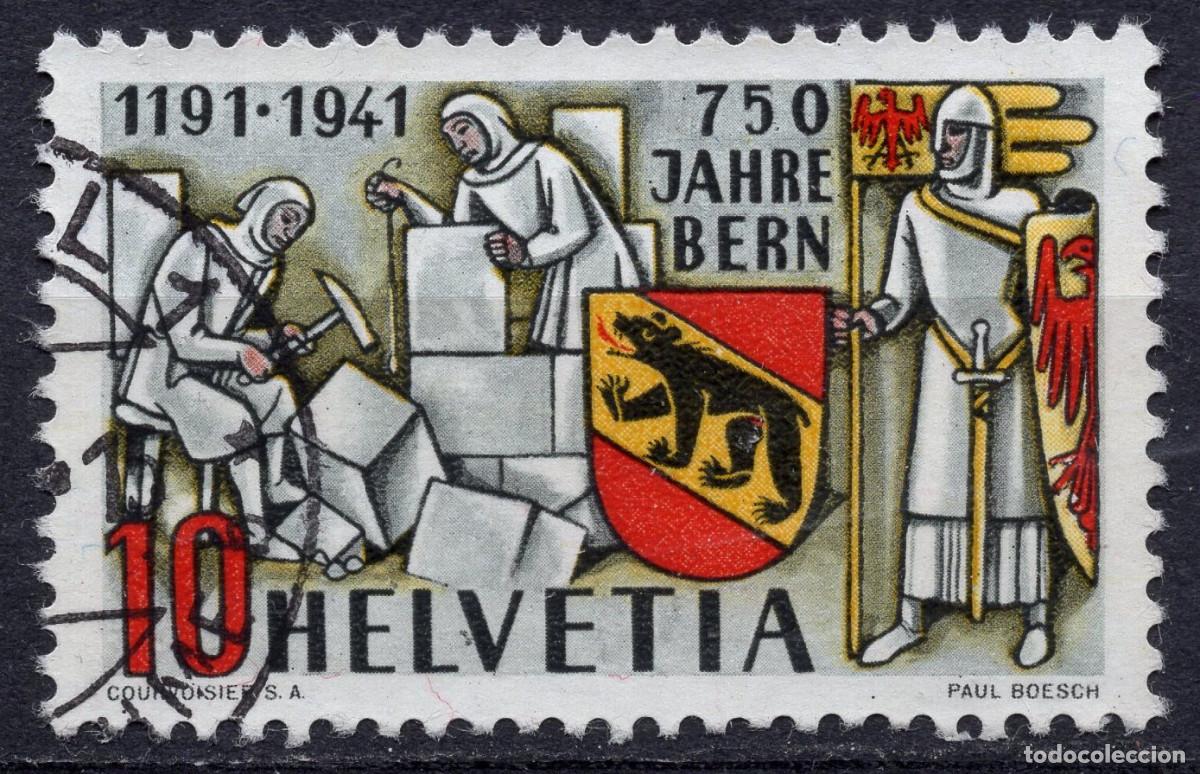 Sellos: SUIZA 1941 STAMP MICHEL CH 398a