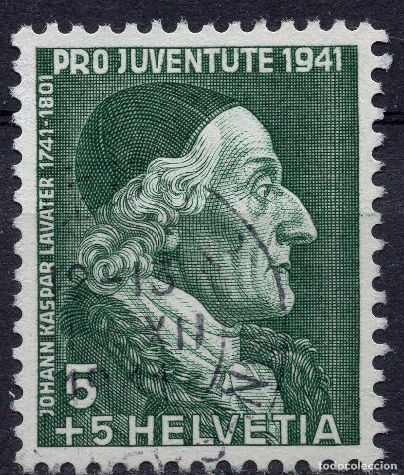 Sellos: SUIZA 1941 STAMP MICHEL CH 399