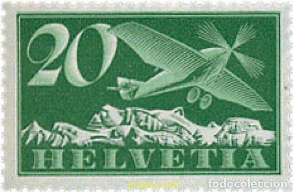 Sellos: 616668 HINGED SUIZA 1925 CORREO AEREO