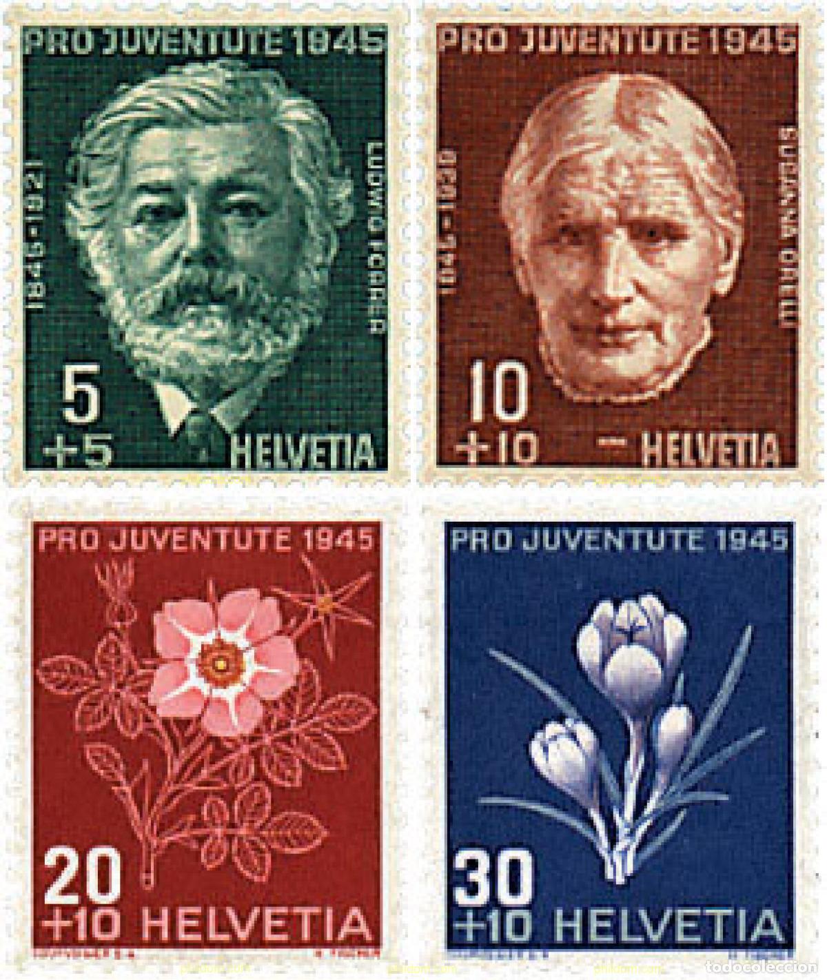 Sellos: 93701 MNH SUIZA 1945 PRO JUVENTUD