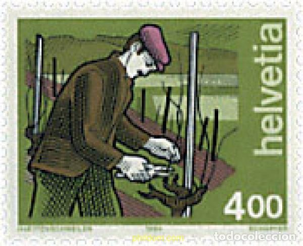 Sellos: 128764 MNH SUIZA 1994 EL HOMBRE Y EL TRABAJO