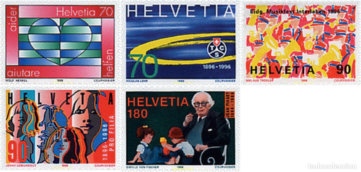 Sellos: 128776 MNH SUIZA 1996 ANIVERSARIOS