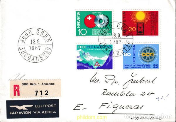 Sellos: 408045 MNH SUIZA 1967 SERIE DE PROPAGANDA