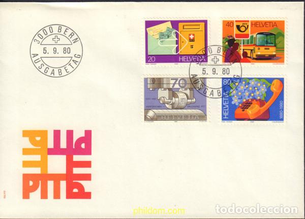 Sellos: 408046 MNH SUIZA 1980 SERVICIO POSTAL