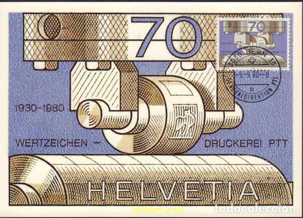 Sellos: 578606 MNH SUIZA 1980 SERVICIO POSTAL