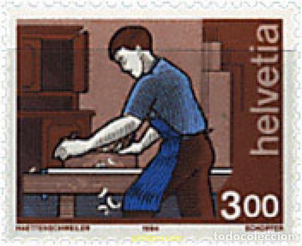 Sellos: 128766 MNH SUIZA 1994 EL HOMBRE Y EL TRABAJO