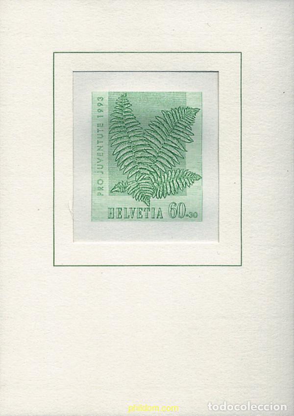 Sellos: 239451 MNH SUIZA 1993 PRO JUVENTUD. NAVIDAD Y PLANTAS DEL BOSQUE