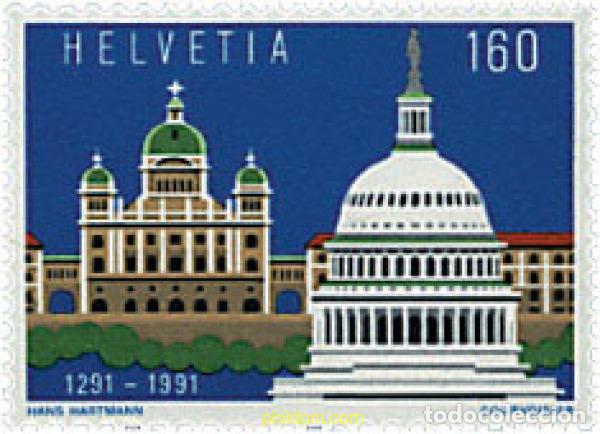 Sellos: 128739 MNH SUIZA 1991 700 ANIVERSARIO DE LA CONFEDERACION HELVETICA