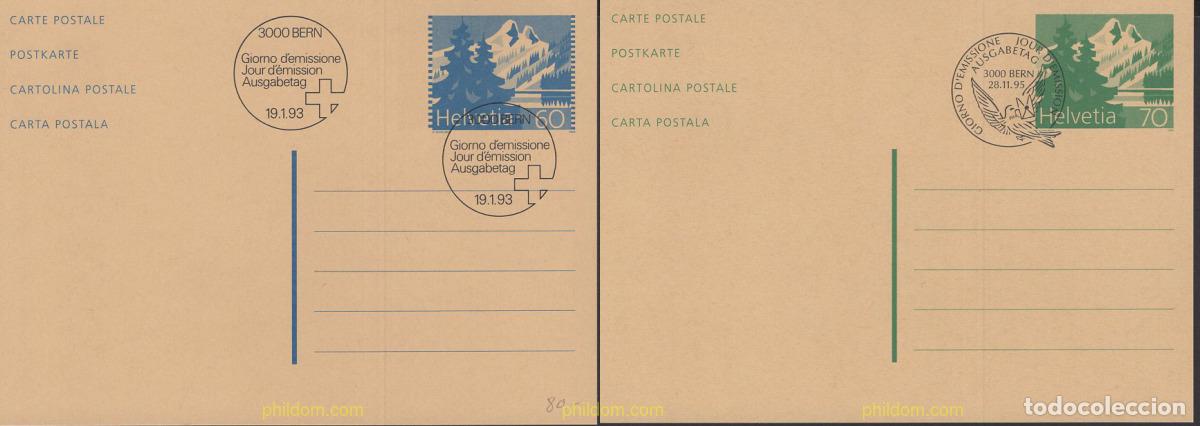 Sellos: 660709 MNH SUIZA 1993 PAISAJES. LAGOS DE MONTA&Ntilde;A