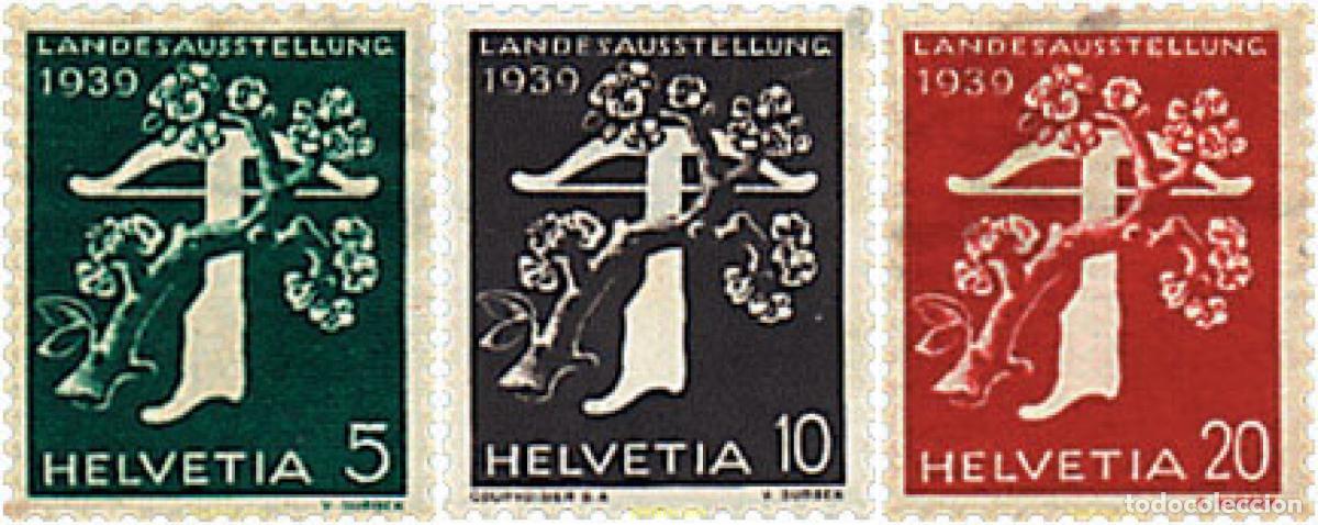Sellos: 616133 MNH SUIZA 1939 APERTURA DE LA EXPOSICION DE ZURICH