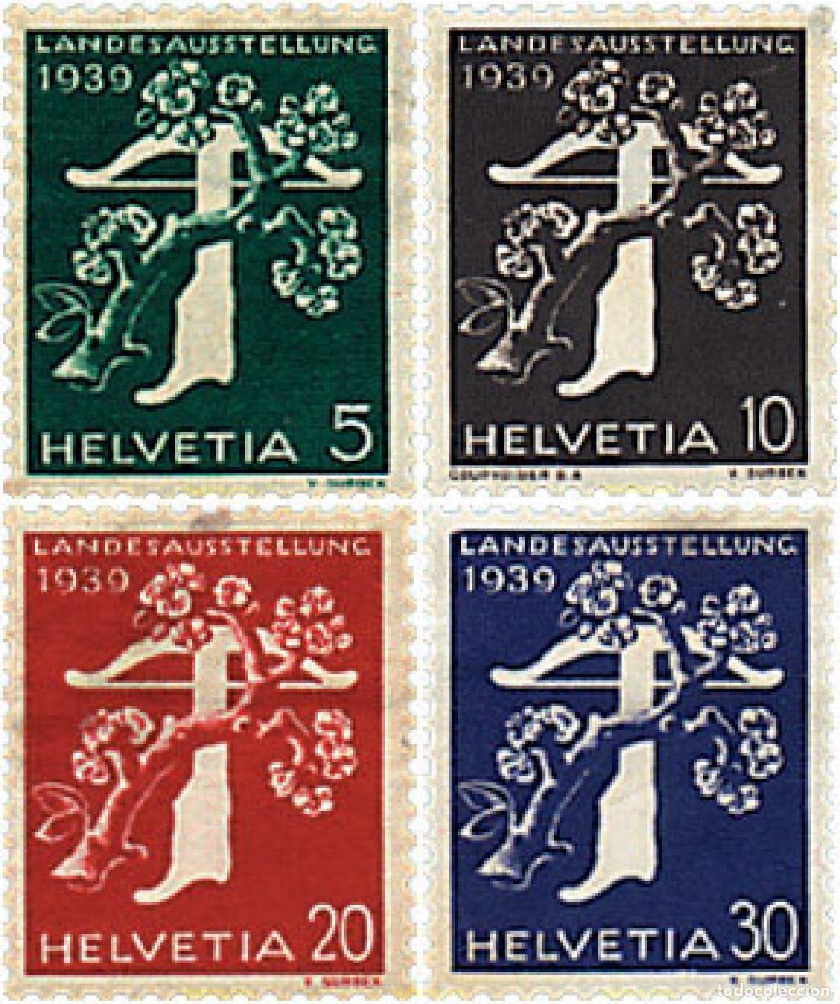 Sellos: 616134 MNH SUIZA 1939 APERTURA DE LA EXPOSICION DE ZURICH