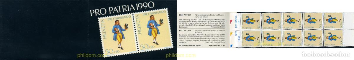 Sellos: 158239 MNH SUIZA 1990 PRO PATRIA. 700 A&Ntilde;OS DE ARTE Y CULTURA